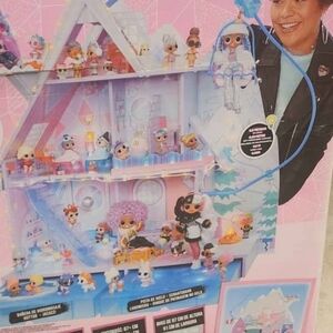 L.O.L. Surprise! Pink and Blue Dollhouse with Accessories